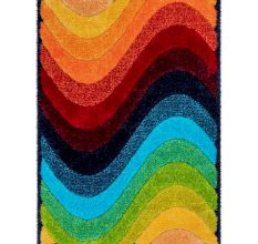 Modern Multicolor Geometric Rug